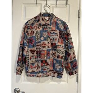 Vintage Quilted Patchwork‎ Jacket By Graff Size M
